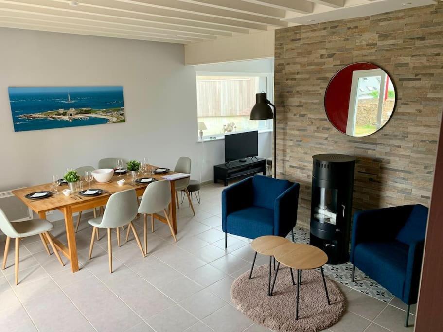 Maison Bord De Mer Dans La Petite Irlande Auderville Eksteriør billede